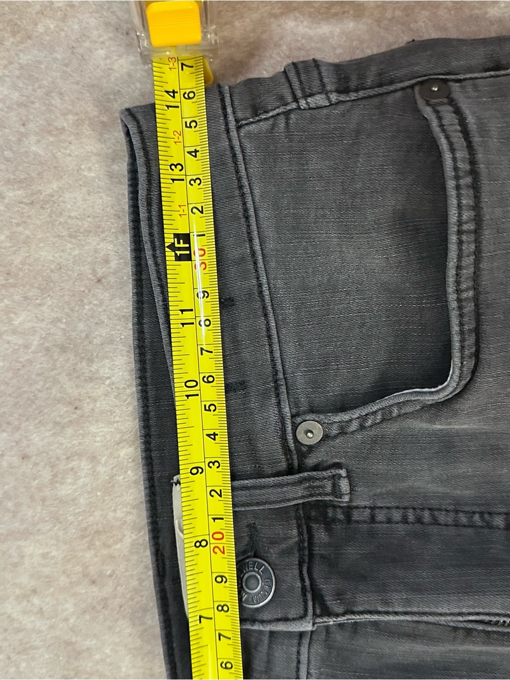 Madewell Flared Wide-Leg Crop Jeans Size 27 Black Chasm High Rise Nu006 View 6